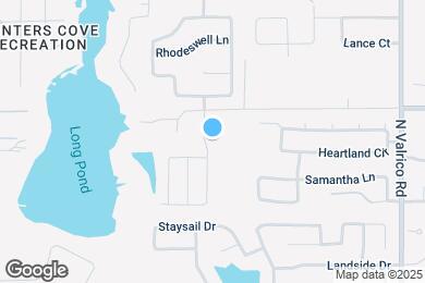 Map image of the property - 1605 Long Pond Dr