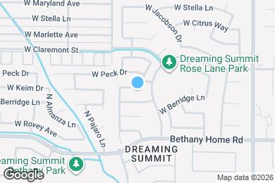 Map image of the property - 13421 W Keim Dr