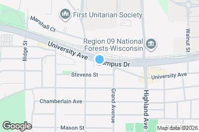 Map image of the property - 2625 University Ave
