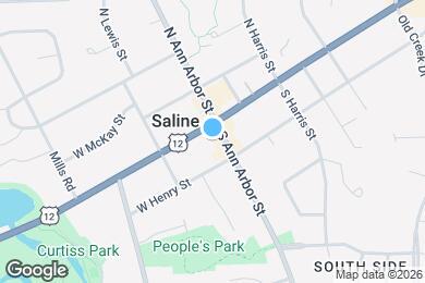 Map image of the property - 100 S Ann Arbor St