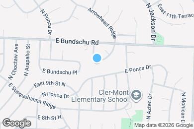 Map image of the property - 18805 E Arrowhead Dr