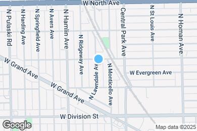 Map image of the property - 1349 N Lawndale Ave
