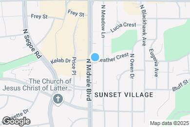 Map image of the property - 413 N Midvale Blvd