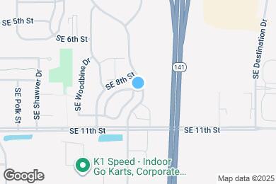 Map image of the property - 803 SE 10th Ln