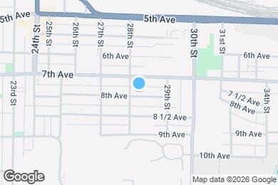 Map image of the property - 2811 8th Ave