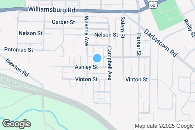 Map image of the property - 1402 Ashley St