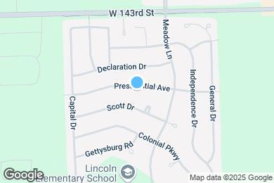 Map image of the property - 25139 Presidential Ave