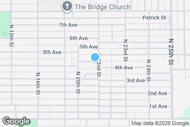 Map image of the property - 2123 4th Ave