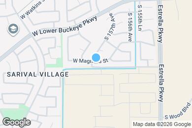 Map image of the property - 15681 W Magnolia St