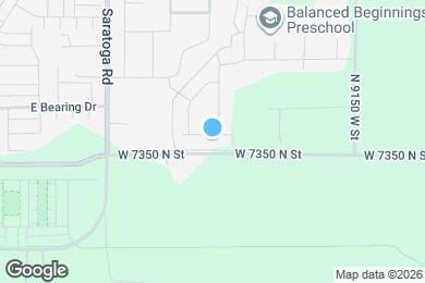 Map image of the property - 1409 E Perelle Ln