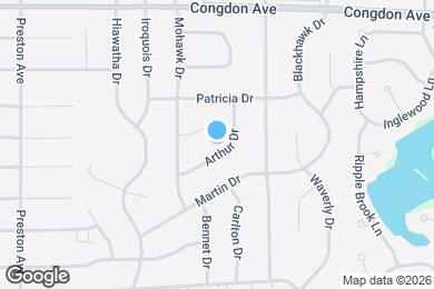 Map image of the property - 886 Arthur Dr