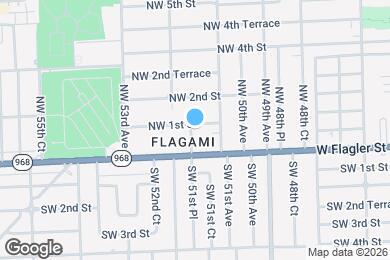 Map image of the property - 91 NW 51st Pl