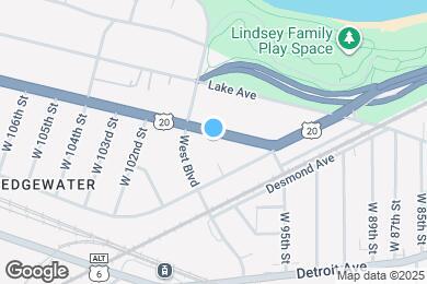 Map image of the property - 9715 Clifton Blvd