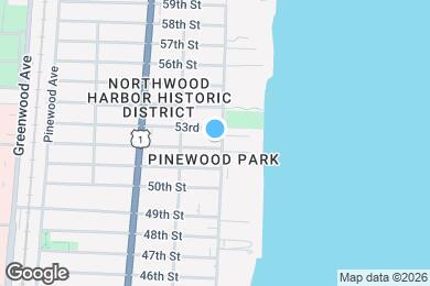 Map image of the property - 5301 N Flagler Dr