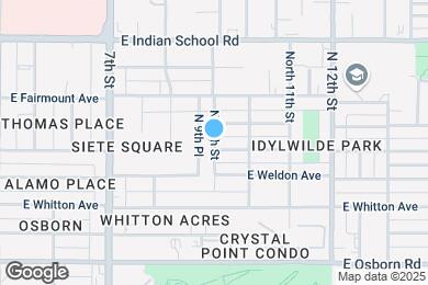 Map image of the property - 3806 N 10th St