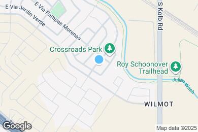 Map image of the property - 6869 E Via Arroyo Largo