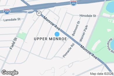 Map image of the property - 152 Rosedale St