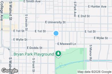 Map image of the property - 809 S Henderson