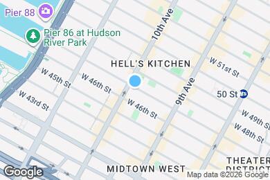Map image of the property - 468W W 47th St