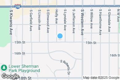 Map image of the property - 2108 W 15th St