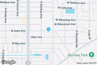Map image of the property - 3606 W Iowa Ave
