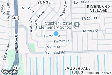 Map image of the property - 3624 SW 22nd St
