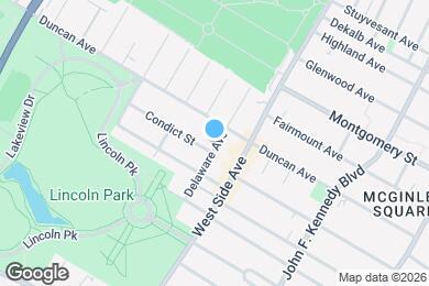 Map image of the property - 165 Delaware Ave