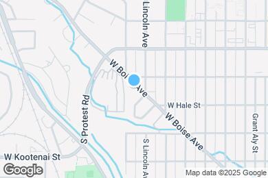 Map image of the property - 1713 W Boise Ave