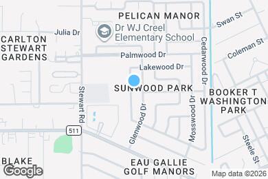 Map image of the property - 1909 Oakwood Dr