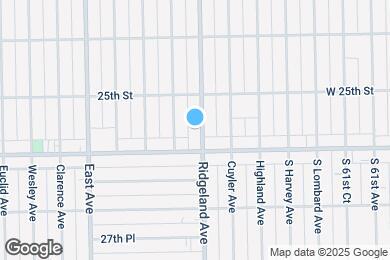Map image of the property - 2528 Ridgeland Ave