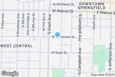 Map image of the property - 608 W Mount Vernon St