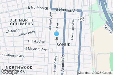 Map image of the property - 2359 Indiana Ave