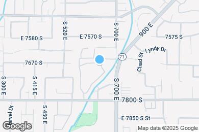 Map image of the property - 7682 S Sunbird Way