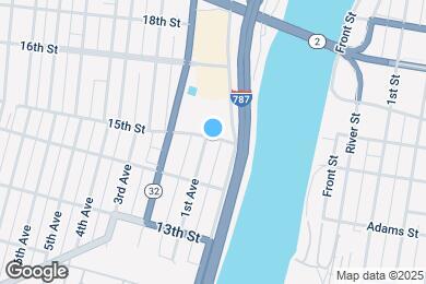 Map image of the property - 1440 1st Ave