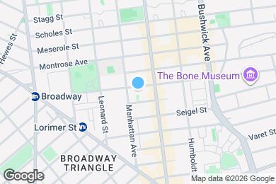 Map image of the property - 122 Boerum St