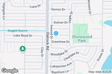 Map image of the property - 8802 Briarwood Dr