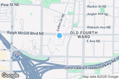 Map image of the property - 387 Ralph McGill Blvd NE