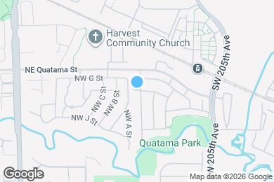 Map image of the property - 325 NW 209th Ave