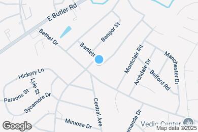 Map image of the property - 212 Bartlett St