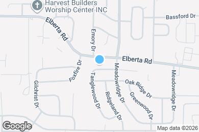 Map image of the property - 207 Tanglewood Dr