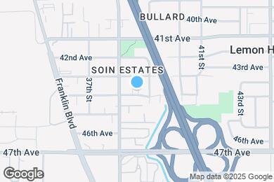 Map image of the property - 3905 44th Ave
