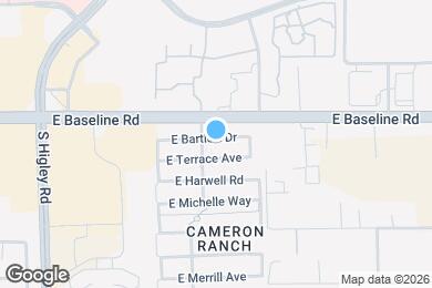 Map image of the property - 3515 E Bartlett Dr