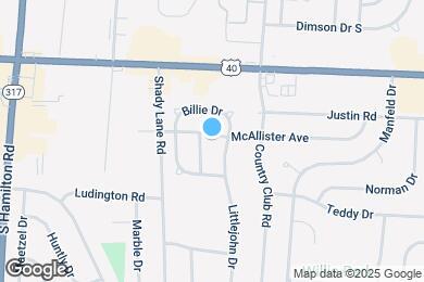 Map image of the property - 4799 McAllister Ave
