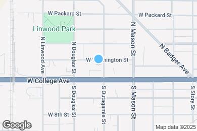 Map image of the property - 1409 W Washington St