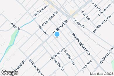 Map image of the property - 17 Franklin Ave
