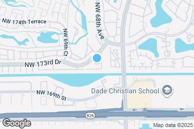 Map image of the property - 6882 NW 173rd Dr