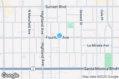 Map image of the property - 1252 N Las Palmas Ave