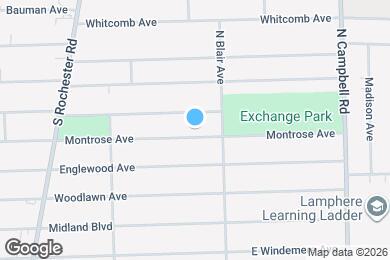 Map image of the property - 1103 Montrose Ave
