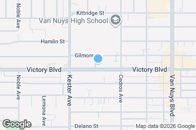 Map image of the property - 14755 Victory Blvd