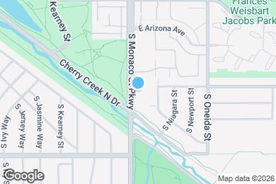Map image of the property - 1320 S Monaco Street Pky